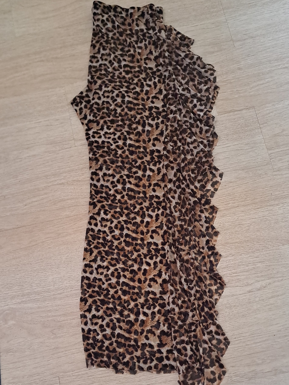 Leopard Print Flared Pants in Brown - Picture 10 of 10
